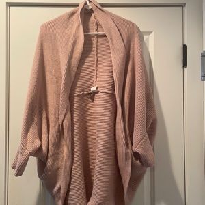 Baggy drop shoulder cardigan